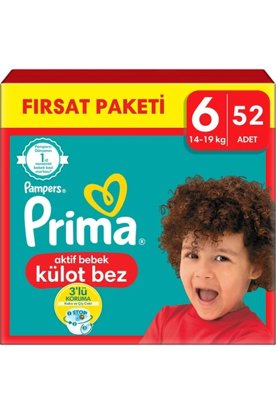 Prima Külot Bez 6 Numara 52 Li ürün görseli 1