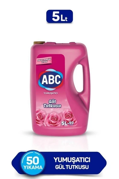 ABC Çamaşır Yumuşatıcı Gül Tutkusu 5 lt ürün görseli 1