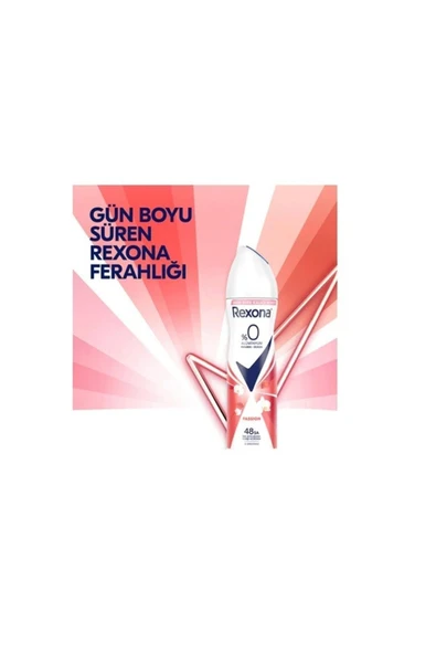 Rexona Kadın Sprey Deodorant Passion %0 Alüminyum 48 Saat 150 ml ürün görseli 1