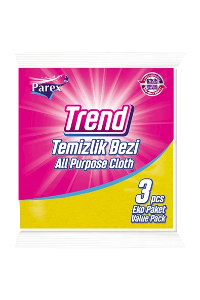 Parex Trend Temizlik Bezi 3 Lü ürün görseli 1