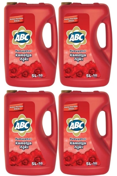 ABC Çamaşır Yumuşatıcısı Kamelya Aşkı 5 lt X 4 Adet ürün görseli 1