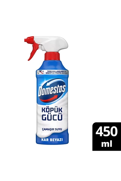 Domestos Köpük Gücü Köpük Çamaşır Suyu Kar Beyazı 450 ml x1 ürün görseli 1
