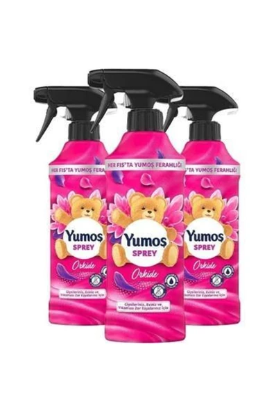 Yumoş Sprey Yıkaması Zor Eşyalar Için Orkide 450 Ml 3'lü Paket ürün görseli 1