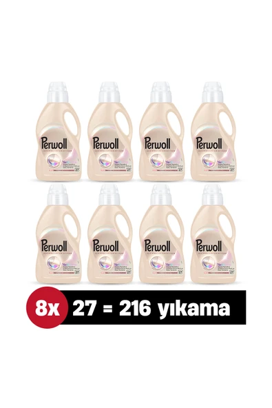 Perwoll Hassas Bakım Sıvı Çamaşır Deterjanı 8'li set 1480 ml (216 Yıkama) ürün görseli 1