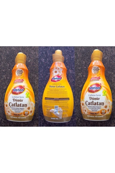 Vatan KONSANTRE ÇAMAŞIR YUMUŞATICI DÜNÜR ÇATLATAN 1440 ML X 3 LÜ ürün görseli 1