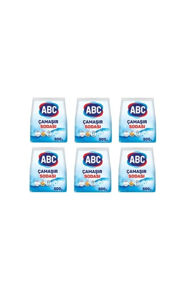 ABC Çamaşır Sodası 500 Gr. X 6 Adet ürün görseli 1