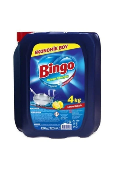 Bingo Elde Sıvı Bulaşık Deterjanı 4 Kg ürün görseli 1