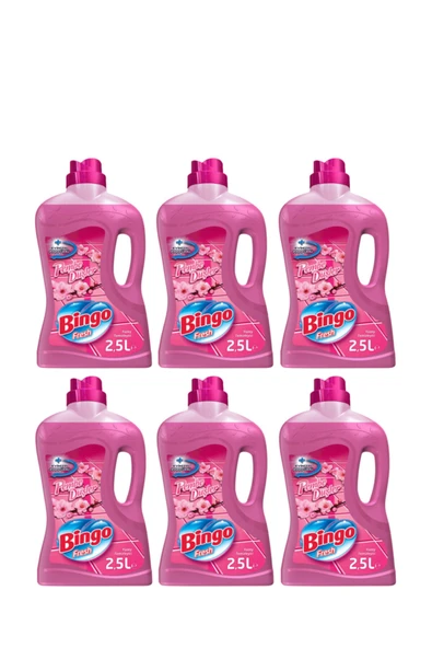 Bingo Fresh Yüzey Temizleyici Pembe Düşler 2.5lt X 6 Adet ürün görseli 1