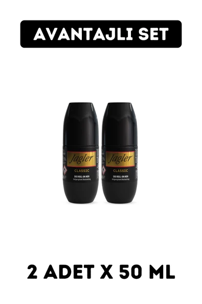 Jagler Classic Erkek Roll On ( 2 Adet X 150 ml ) ürün görseli 1