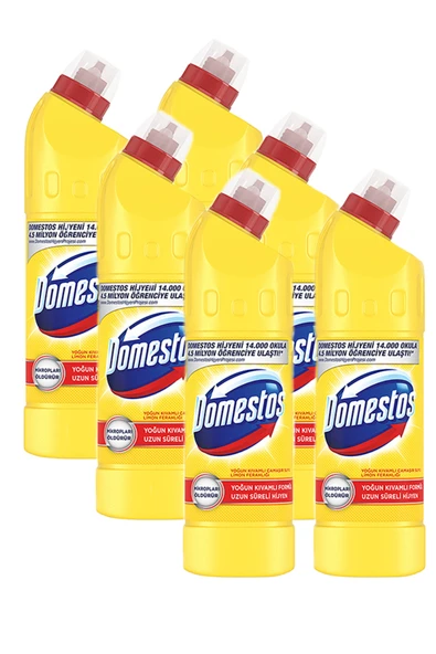 Domestos Limon Ferahlığı Çamaşır Suyu 750 ml , 6 adet ürün görseli 1