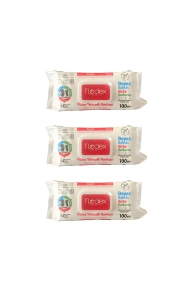FLODEX - Pratik Yüzey Temizlik Havlusu 100adet - 3 Paket ürün görseli 1