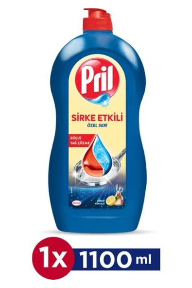 Pril Sirke Gücüyle Özel Seri Bulaşık Deterjanı 1100 ml – Parlak ve Hijyenik Sonuç ürün görseli 1