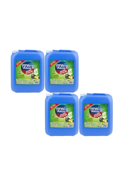 Viking Bulaşık Deterjanı 4 Kg Limon Kokulu X 4 Adet = 16 Kg ürün görseli 1
