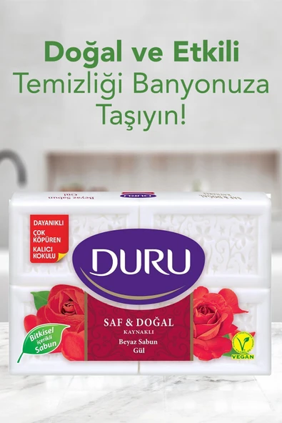 Duru 600gr Banyo Sabunu Gül - Resim 4