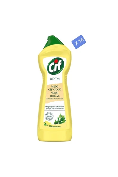 Cif Krem Limon Kokulu 750 Ml X 16 Adet ürün görseli 1