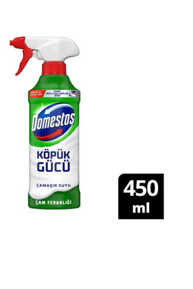 Domestos Köpük Gücü Köpük Çamaşır Suyu Çam Ferahlığı 450 ml ürün görseli 1