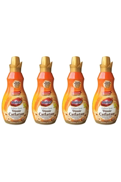 Vatan KONSANTRE ÇAMAŞIR YUMUŞATICI DÜNÜR ÇATLATAN 1440 ML X 4 LÜ ürün görseli 1