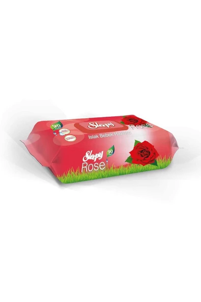 Sleepy Islak Mendil 90'lı Gül Kokulu ürün görseli 1