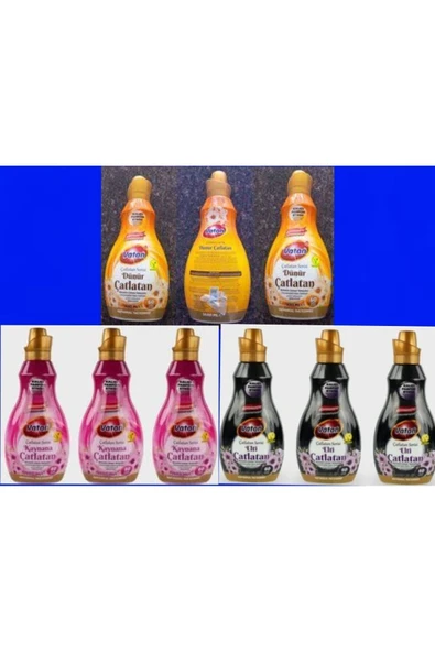 Vatan Konsantre Çamaşır Yumuşatıcı 1.440 ml çatlatan seri Elti 3 + Kaynana 3 + Dünür 3 = 9 lu ürün görseli 1