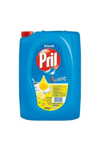 Pril Elde Bulaşık Deterjanı Üç Etkili Güç Limon 4 kg ürün görseli 1
