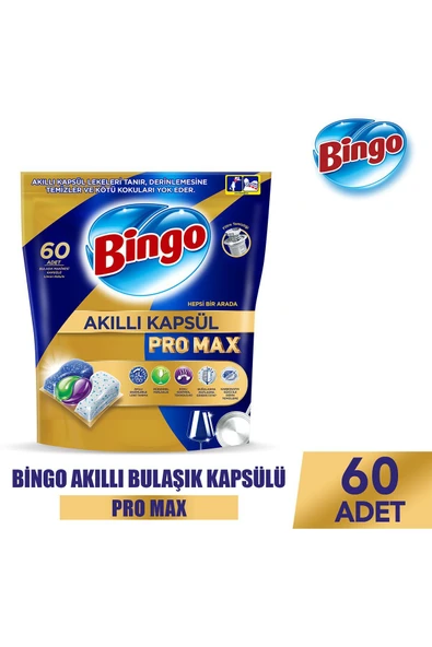 Bingo PRO MAX KAPSUL 60 ADETLİ - Resim 2