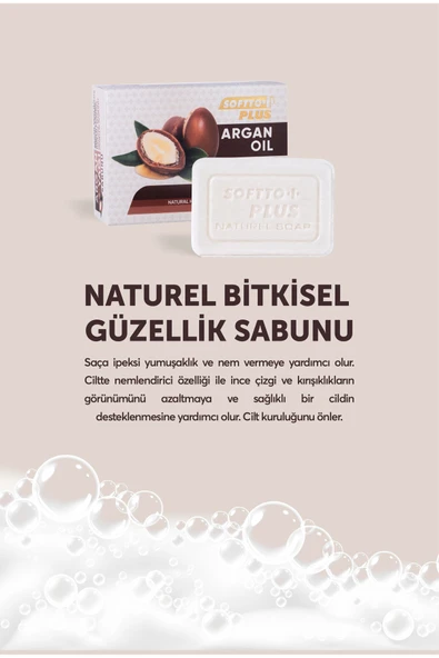 Softto Plus ARGAN YAĞLI SABUN - Resim 2