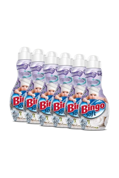 Bingo Soft Konsantre Yumuşatıcı Sensıtıve 6 Adet 1440 ml ürün görseli 1