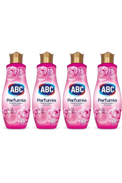 ABC Konsantre Yumuşatıcı Parfumıa Romantik Gül 1440 ml X4 Adet ürün görseli 1