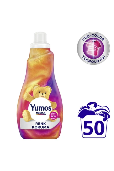 Yumoş Uzman Renk Koruma Çamaşır Yumuşatıcısı 1200 ML ürün görseli 1