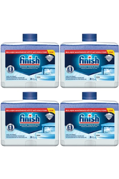Finish Makine Temizleyici Sıvı 250 ml 4 Adet ürün görseli 1