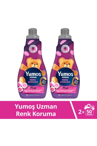 Yumoş Uzman Renk Koruma Konsantre Yumuşatıcı 1200 ml X2 ürün görseli 1