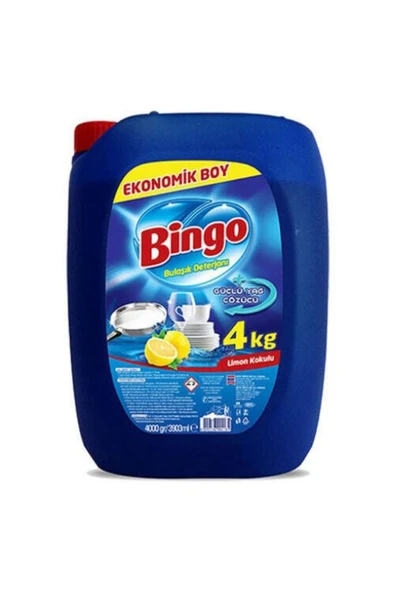 Bingo Sıvı Bulaşık Deterjanı Limonlu 4 Kg. ürün görseli 1