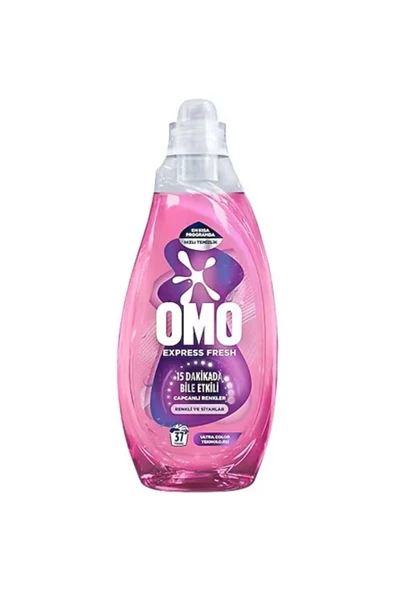 Omo Express Fresh Capcanlı Renkler Renkli ve Siyahlar Sıvı Çamaşır Deterjanı 1480 ML ürün görseli 1