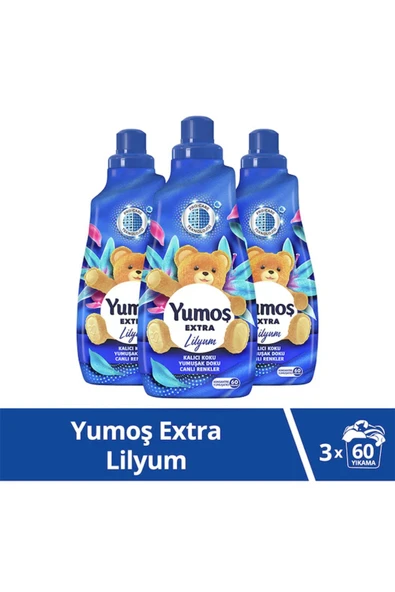 Yumoş Extra Konsantre Çamaşır Yumuşatıcısı Lilyum 1440 Ml X 3 ürün görseli 1