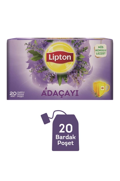 Lipton Bardak Adaçayı Bitki Çayı 1,5 Gr (20 Adet) ürün görseli 1