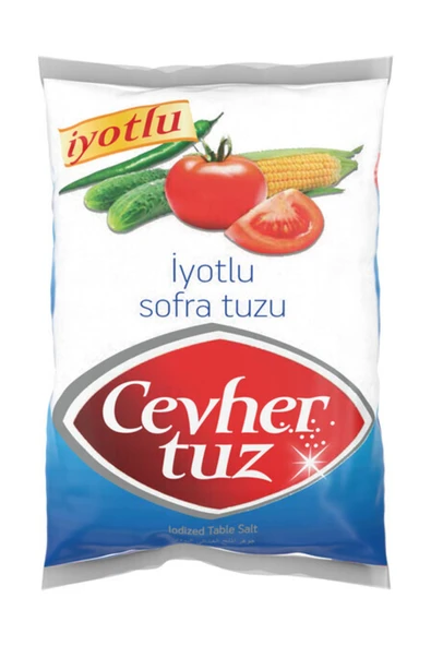 CEVHER İyotlu Sofra Tuzu 750 gr ürün görseli 1