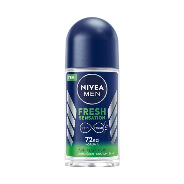 Nivea Men Fresh Sensation Erkek Roll-On Deodorant 50 ml ürün görseli 1