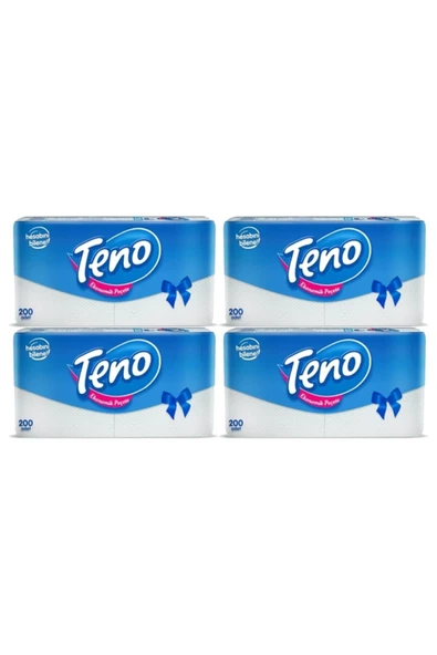Teno Ekonomik Peçete 200'lü 4 Paket ürün görseli 1
