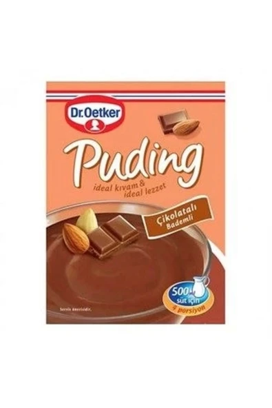 Dr. Oetker Dr.oetker Çikolatalı Bademli Puding 104 G ürün görseli 1