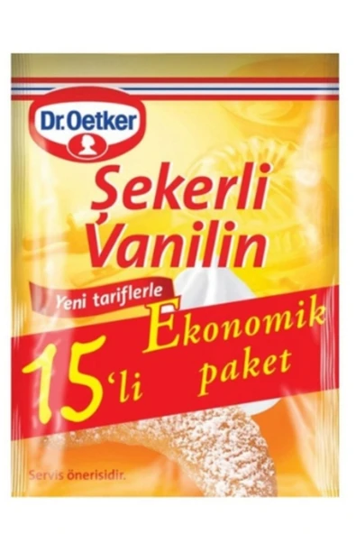 Dr. Oetker Dr Oetker Şekerli Vanilin 15-li (2'Lİ) ürün görseli 1