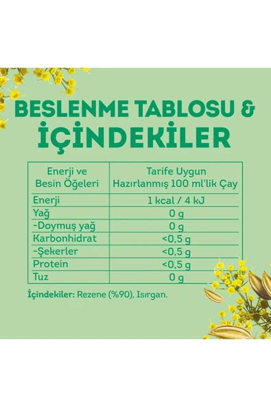 Lipton Rezene Çayı 20 Adet X 2 Gr 12 Li Set - Resim 3
