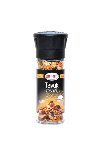 Bağdat Baharat Tavuk Çeşnisi Cam Değirmen Kapaklı 50gr Doğal ürün görseli 1