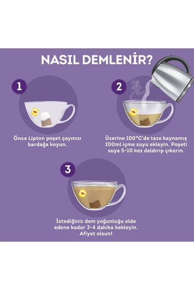 Lipton Adaçayı Bitki Çay 20'li Paket - Resim 4