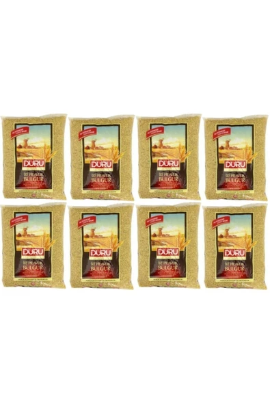 Duru Iri Pilavlık Bulgur 1 Kg X 8 Adet ürün görseli 1