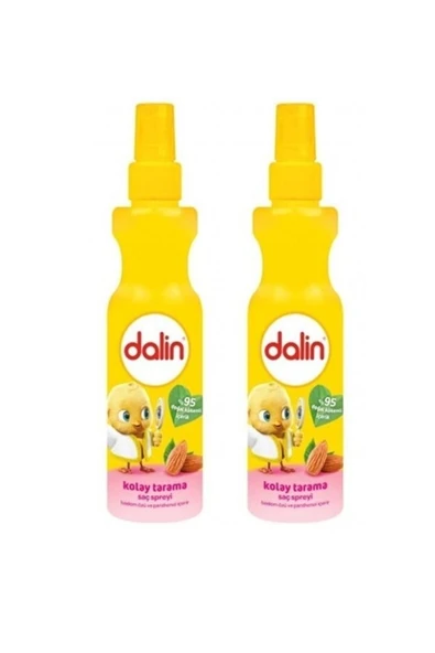 Dalin Kolay Tarama Saç Spreyi Badem Özü Ve Panthenol 200 ml 8690605062194 (2 ADET) ürün görseli 1