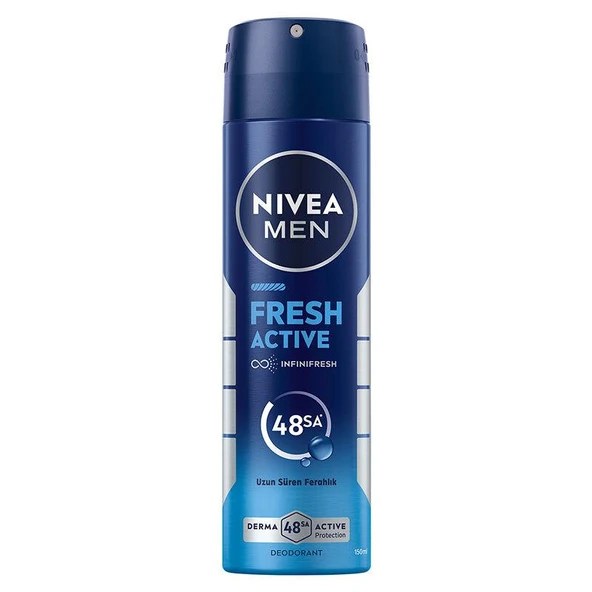 Nivea Men Deodorant Sprey Fresh Active 150 ml ürün görseli 1