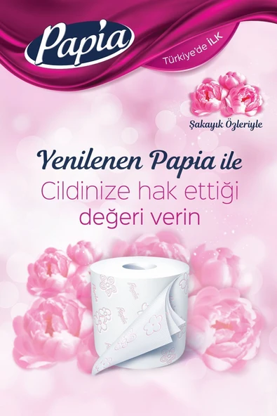 Papia Parfümlü Tuvalet Kağıdı 32 Rulo - Resim 2