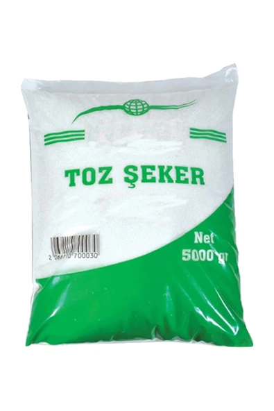 Türkiye Burdur Kristal Toz Şeker 5 Kg Toz Şeker ürün görseli 1