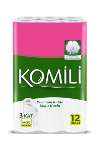 Komili 12 Li Kağıt Havlu ürün görseli 1