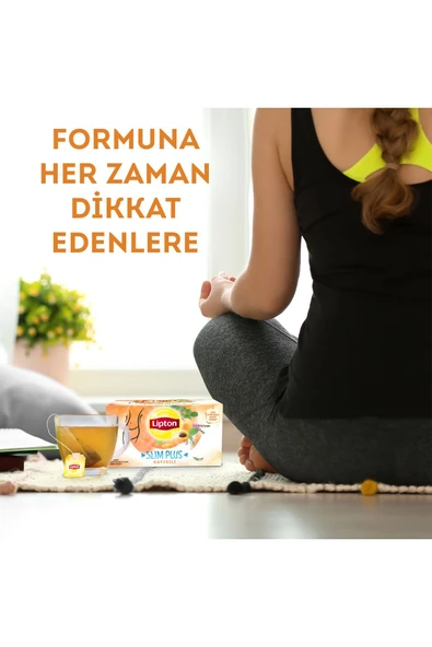 Lipton Slim Plus Kayısılı 20'li 36 G - Resim 6